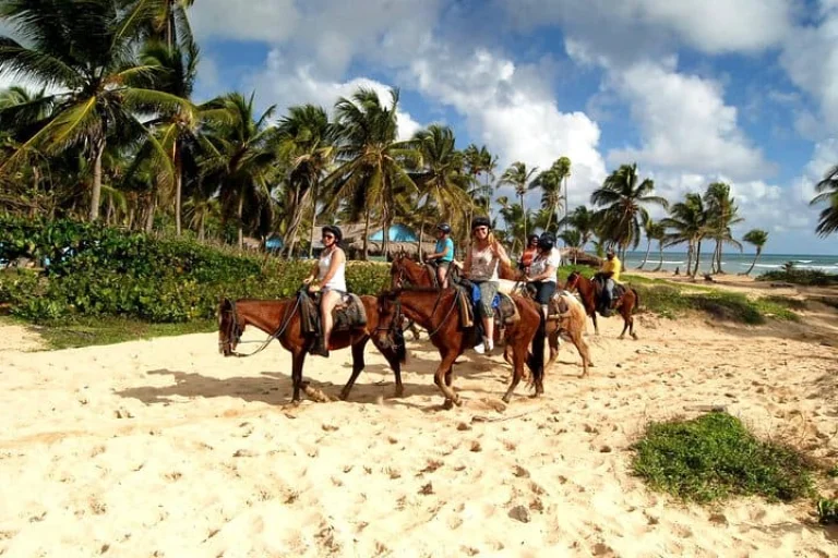 Beach horseback riding in Punta Cana