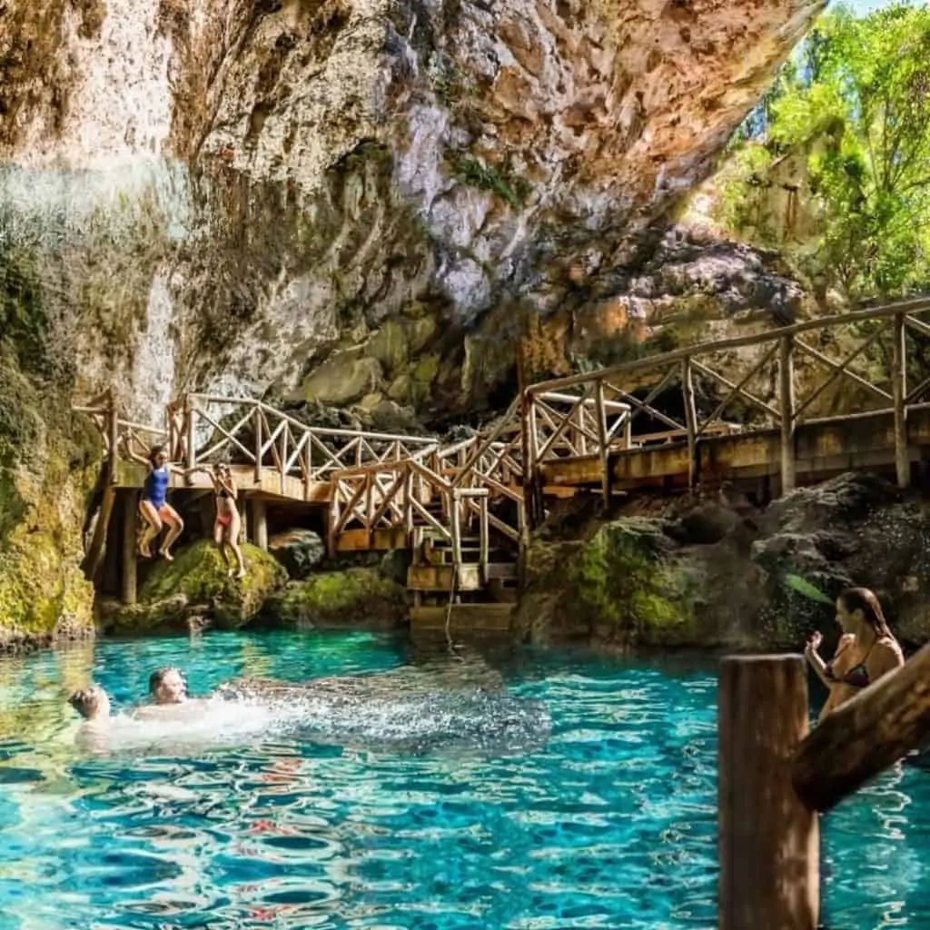 Hoyo Azul au parc Scape