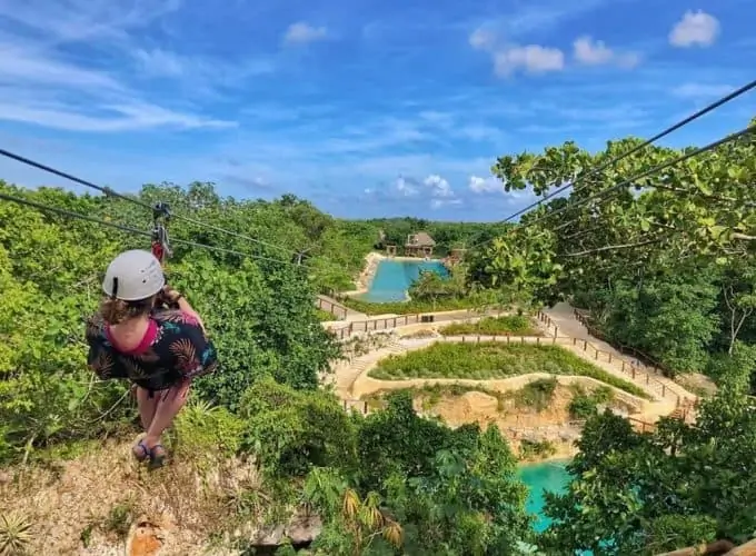 Scape park tour from Punta Cana