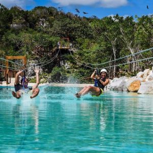 Zip Line Eco Splash
