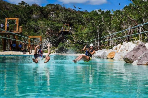 Zip Line Eco Splash
