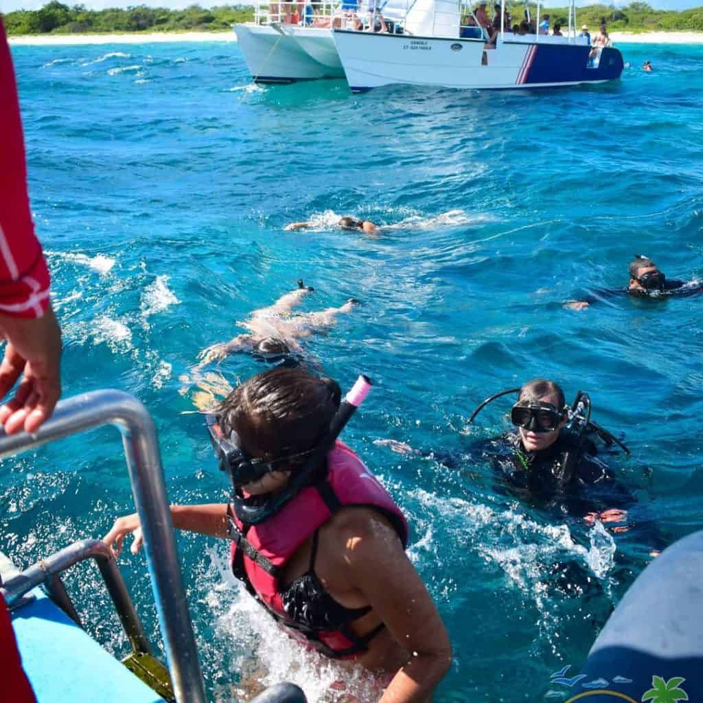 Boarding the boat