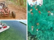 Dune Buggy, Party Boat & Snorkeling Combo