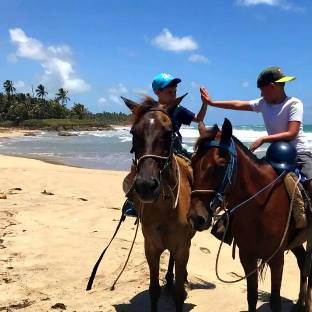 Beach Horseback riding in Punta Cana