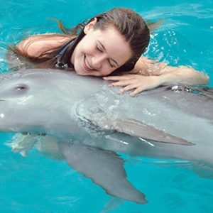 Dolphin Hug In Punta Cana