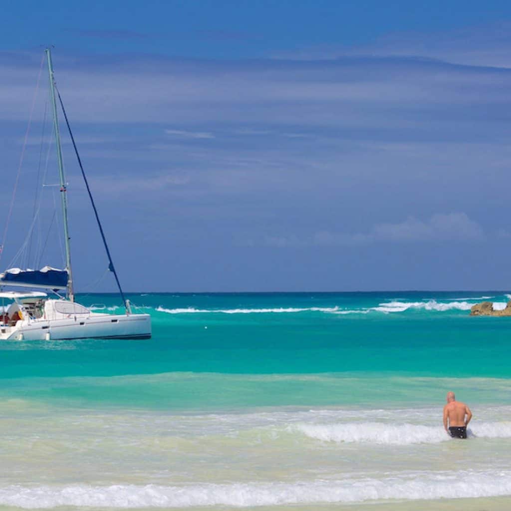 La plage de Macao à Punta Cana