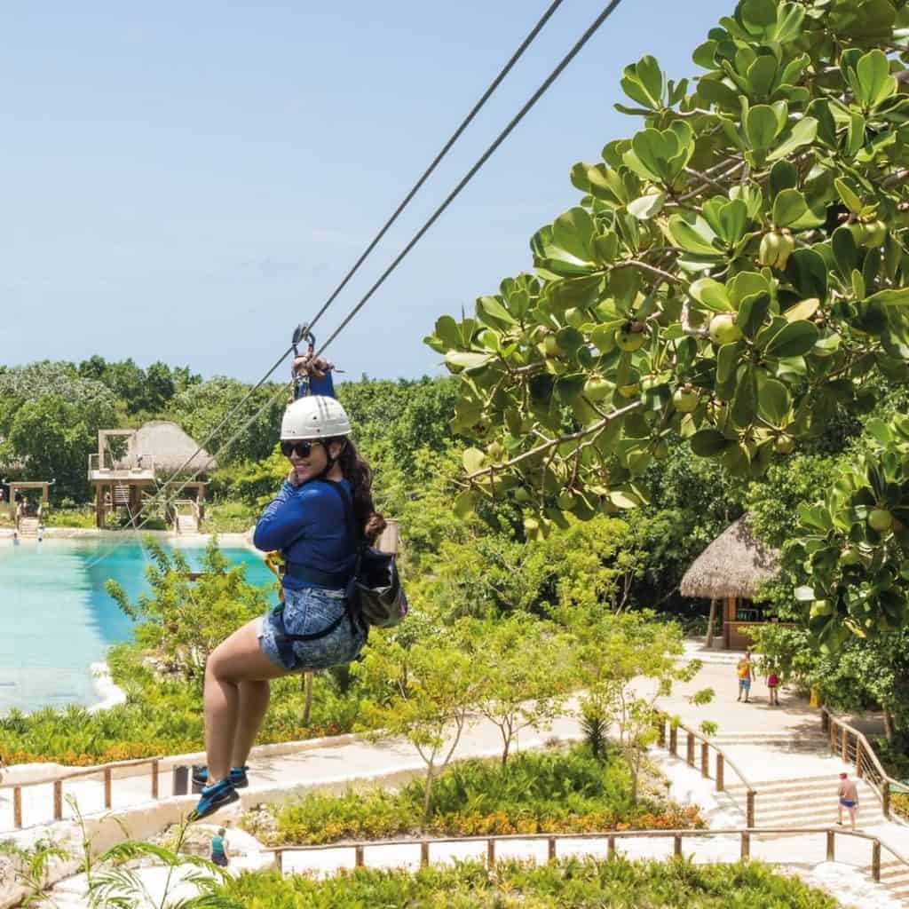 Excursion en tyrolienne au Scape Park de Punta Cana.