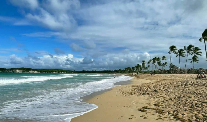 Peaceful sandy beach