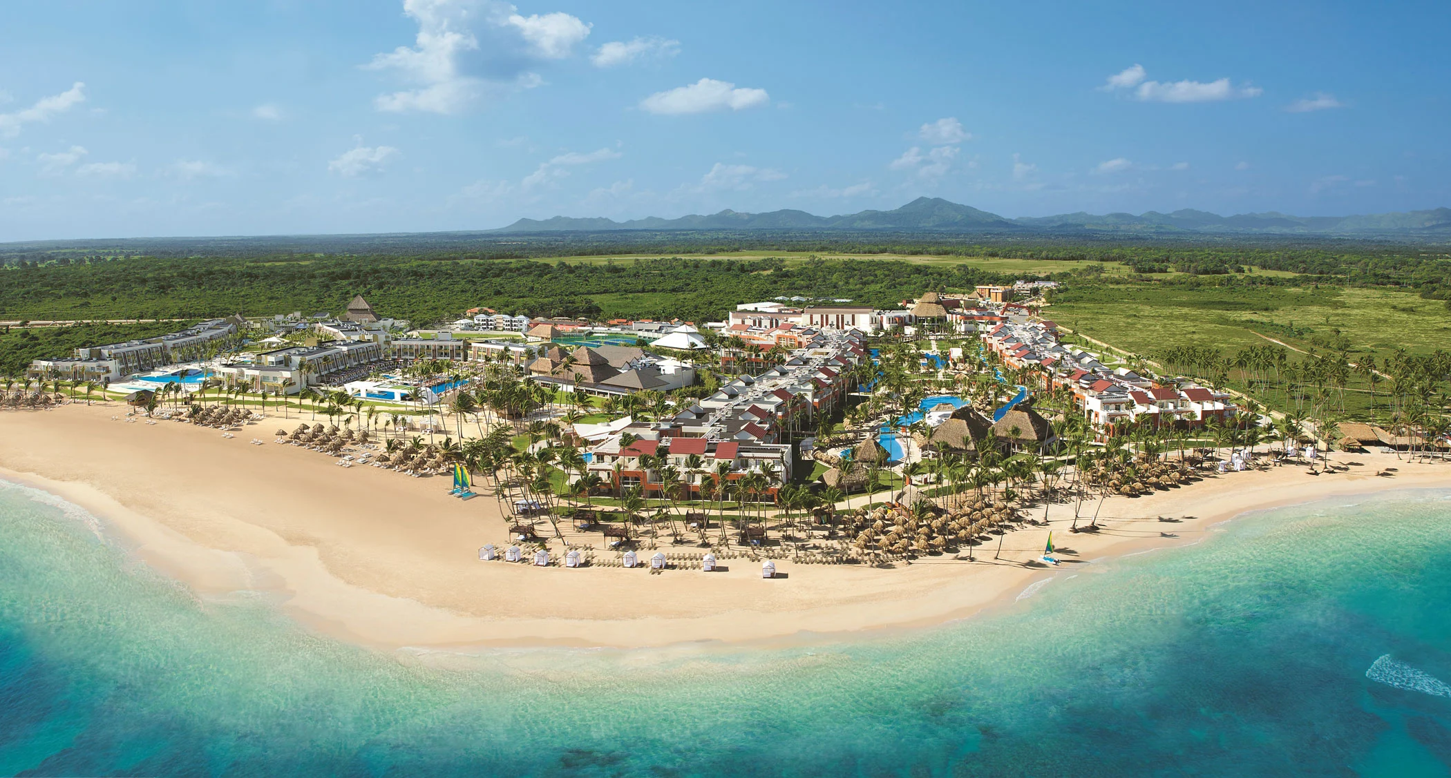 Vue aérienne de Breathless Punta Cana