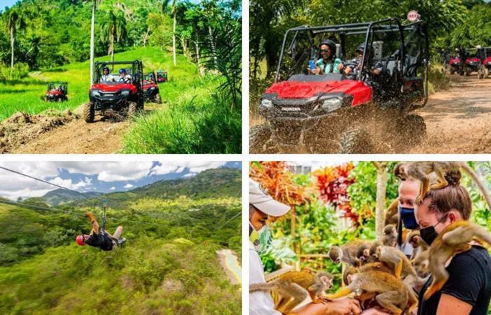 All-terrain jungle buggy adventure through Punta Cana rainforest