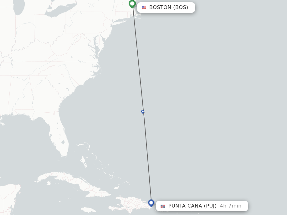 Boston to Punta Cana