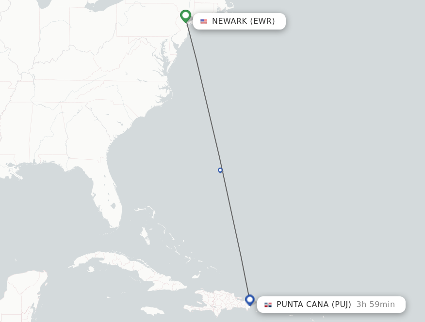 ewr para punta cana