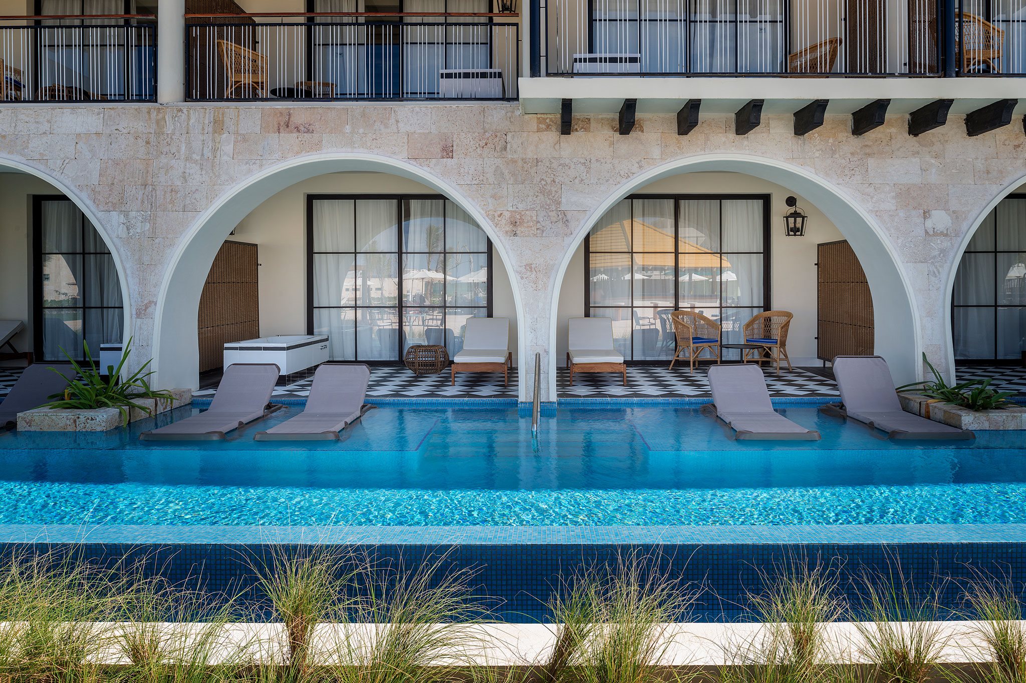 Chambres avec baignoire à l'Ocean El Faro Resort