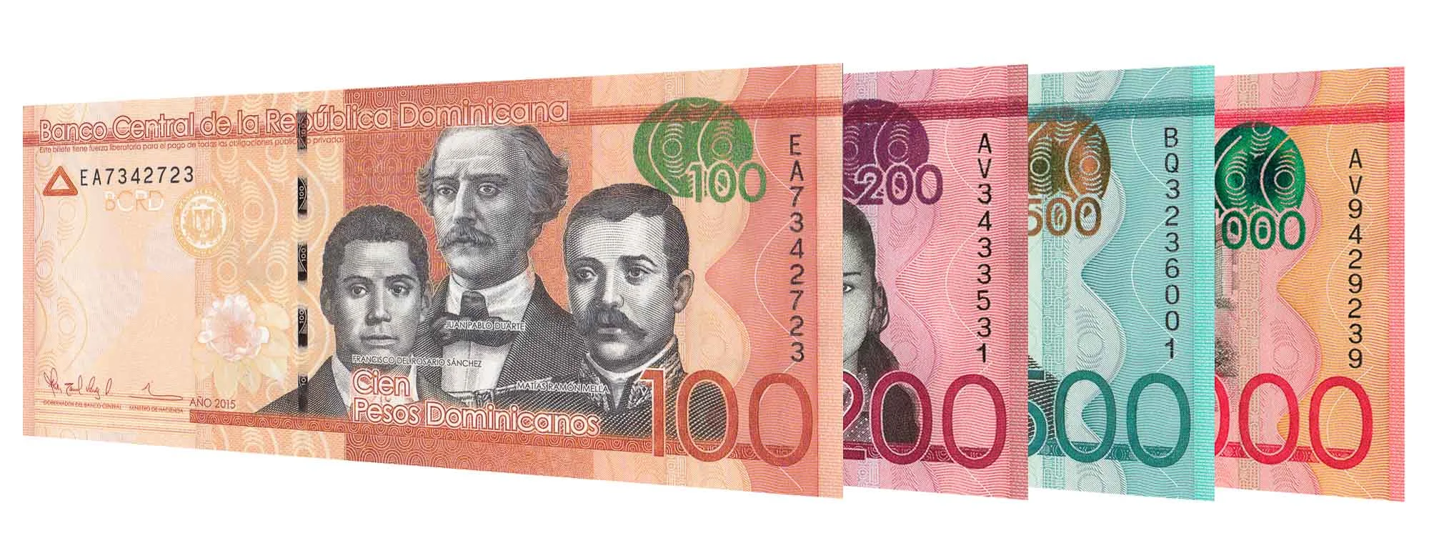 Dominican Peso, the official currency of the Dominican Republic used in Punta Cana.
