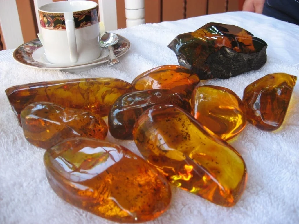 Amber Stone On Dominican Republic