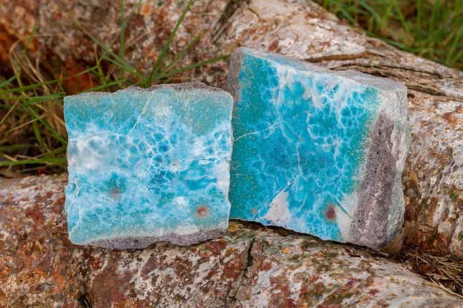Larimar Stone on Dominican Republic