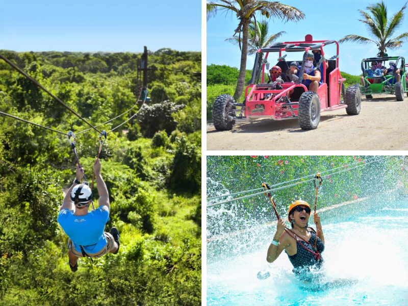 Buggy des dunes et tyrolienne