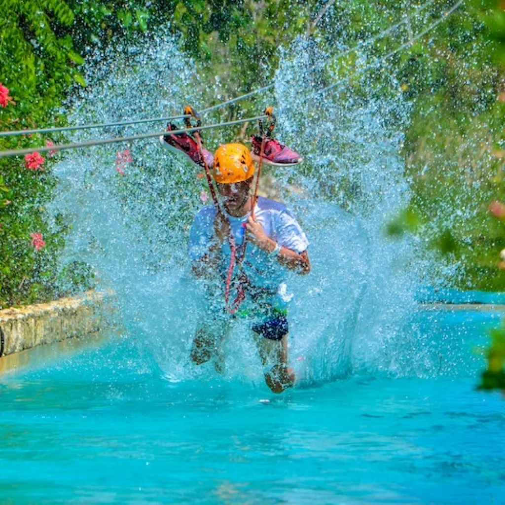 Zipline Splash, 4×4 Polaris Off-road & Horseback Riding Combo