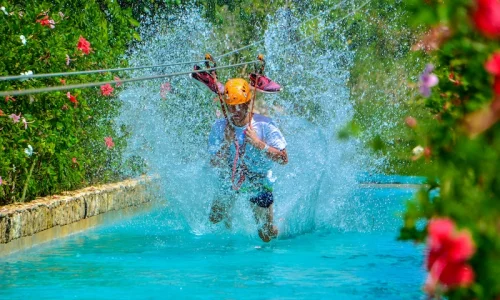 Zipline Splash, 4×4 Polaris Off-road & Horseback Riding Combo