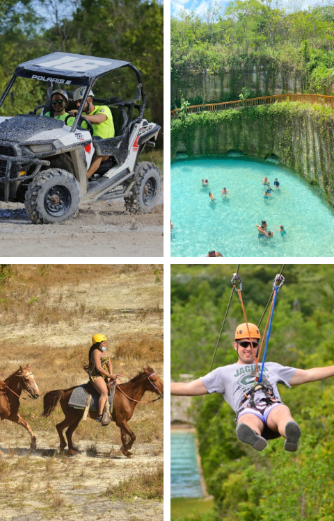 Super Combo: Zipline Splash, 4×4 Polaris Off-road &amp; Horseback Riding Combo
