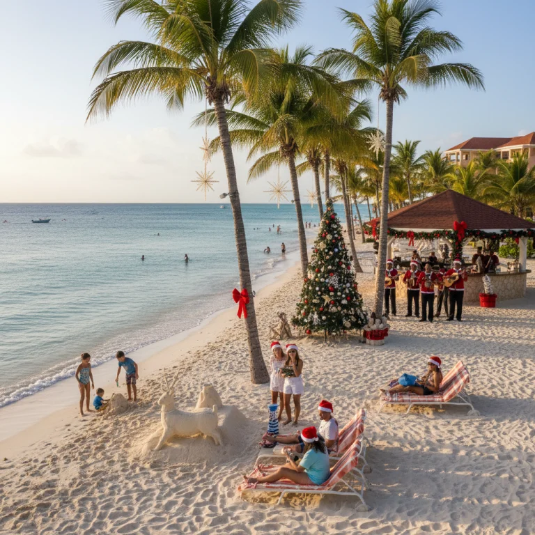 Punta Cana beach in December