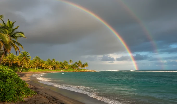 Punta Cana beach in June