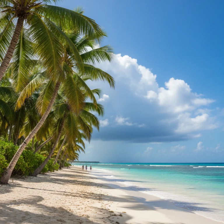 Punta Cana beach in May