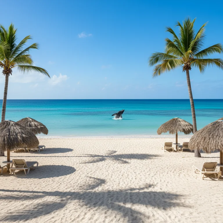 Punta Cana beach in November