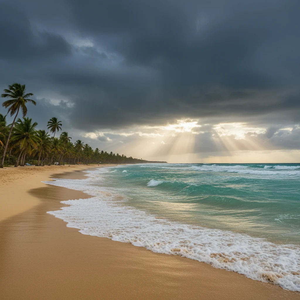 Punta Cana beach in September