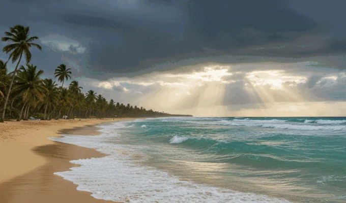 Punta Cana beach in September